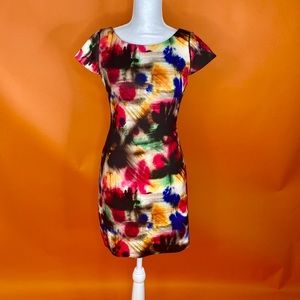 Milky Abstract Dress